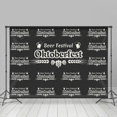 Lofaris Black White Wheat Oktoberfest Beer Festival Backdrop