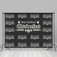 Lofaris Black White Wheat Oktoberfest Beer Festival Backdrop