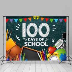 Lofaris Blackboard Color Pencil Back To School Backdrop