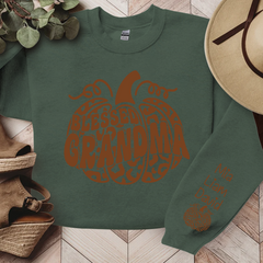 Lofaris Fall Pumpkin Leopard Blesses Grandma And Kids LTP01