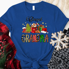 Lofaris Blessed Grandma Christmas Gift Customized T-Shirt