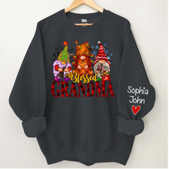 Lofaris Blessed Grandma Hallothankmas Personalized CTH01 Sweatshirt