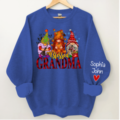 Lofaris Blessed Grandma Hallothankmas Personalized CTH01 Sweatshirt