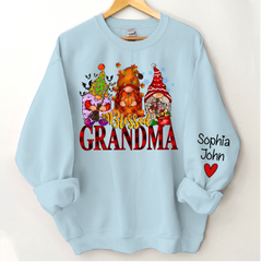 Lofaris Blessed Grandma Hallothankmas Personalized CTH01 Sweatshirt