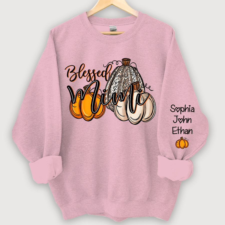 Lofaris Blessed Mimi Fall Pumpkin Patch Custom Sweatshirt