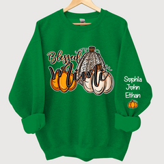 Lofaris Blessed Mimi Fall Pumpkin Patch Custom Sweatshirt
