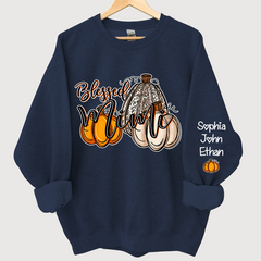Lofaris Blessed Mimi Fall Pumpkin Patch Custom Sweatshirt