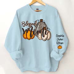 Lofaris Blessed Mimi Fall Pumpkin Patch Custom Sweatshirt