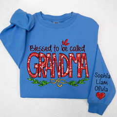 Lofaris Glitter Merry Blessed To Be Called Mimi And Kids LTP01