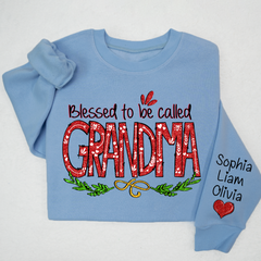 Lofaris Glitter Merry Blessed To Be Called Mimi And Kids LTP01
