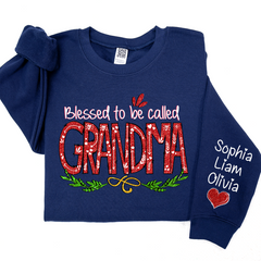 Lofaris Glitter Merry Blessed To Be Called Mimi And Kids LTP01