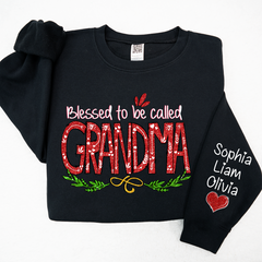Lofaris Glitter Merry Blessed To Be Called Mimi And Kids LTP01