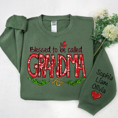 Lofaris Glitter Merry Blessed To Be Called Mimi And Kids LTP01