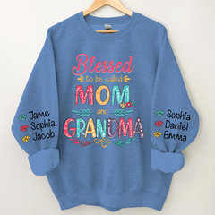 Lofaris Blessed To Be Called Mom And Grandma CTH01 Sweatshirt