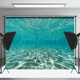 Lofaris Blue Clear Water Ripples Natural Scenery Backdrop