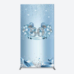 Lofaris Blue Diamonds Sparkle 50th Birthday Arch Backdrop