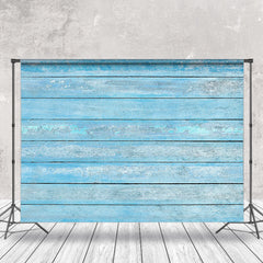 Lofaris Blue Faded Wood Texture Backdrop For Photography