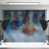 Lofaris Blue Green Red Mixed Graffiti Wall Photo Backdrop