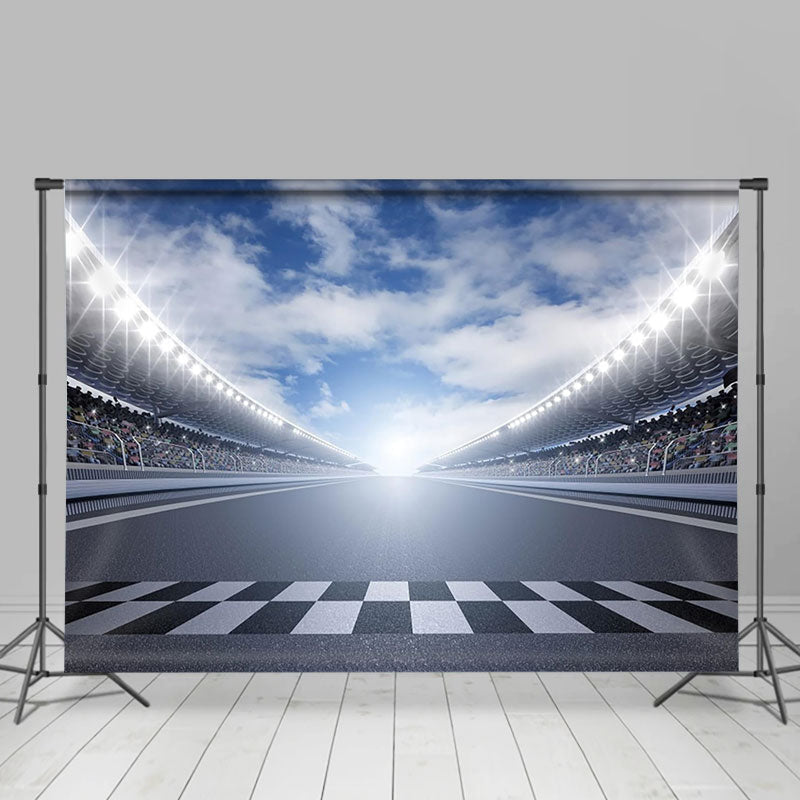 Lofaris Blue Sky Game Stand Arena Sports Olympic Backdrop
