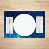 Lofaris Blue Starry Sky Stars Dining Set Of 4 Placemats