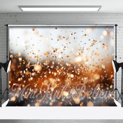 Lofaris Bokeh Golden Plate Glitter Backdrop For Photography
