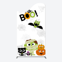 Lofaris Boo Halloween Monster Baby Shower Arch Backdrop
