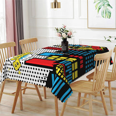 Lofaris Boom Comics Pop Art Image Print Retro Tablecloth