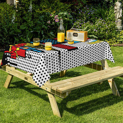 Lofaris Boom Comics Pop Art Image Print Retro Tablecloth