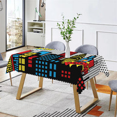 Lofaris Boom Comics Pop Art Image Print Retro Tablecloth