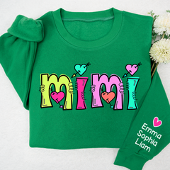 Lofaris Personalized Mimi Sweatshirt Custom Est With Kids Grandma