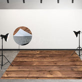 Lofaris Brown Board Floor Backdrop For Baby Photography