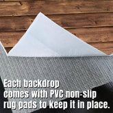 Lofaris Brown Board Floor Backdrop For Baby Photography