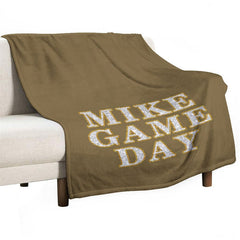 Lofaris Brown Glitter Gold Stroke Personalized Name Blanket