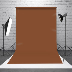 Lofaris Brown Solid Simple Portrait Backdrop For Photography