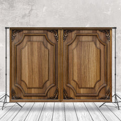 Lofaris Brown Wood Texture Board Backdrop For Photography