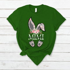 Lofaris Bunny Flower MiMi And Kids Easter Day T-Shirt