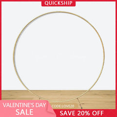 Lofaris (7 Day Delivery) Round Metal Sturdy Backdrop Stand for Decoration