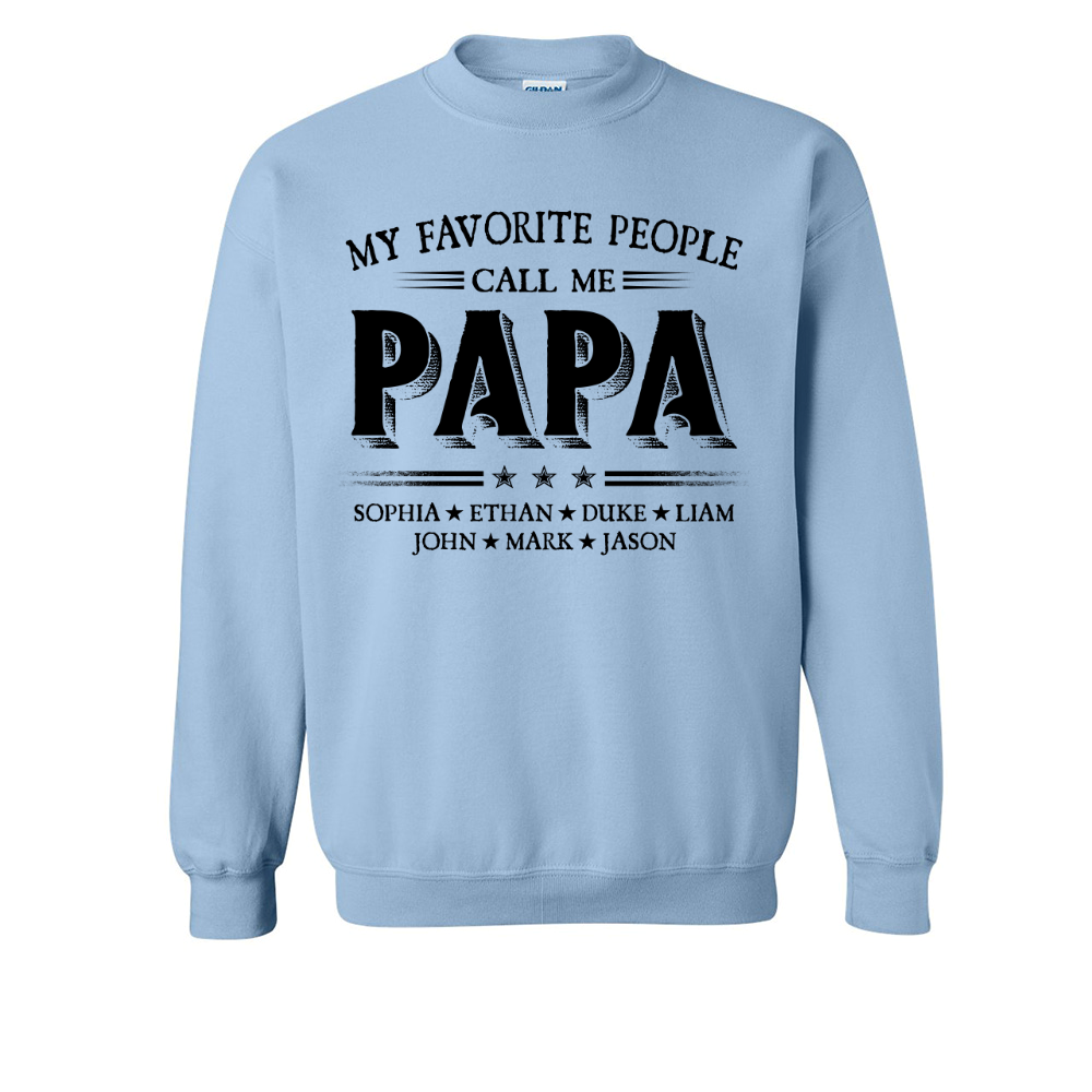 Lofaris Call Me Papa Kids Fathers Birthday Gift Sweatshirt