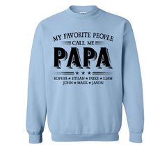 Lofaris Call Me Papa Kids Fathers Birthday Gift Sweatshirt