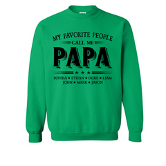 Lofaris Call Me Papa Kids Fathers Birthday Gift Sweatshirt