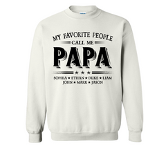 Lofaris Call Me Papa Kids Fathers Birthday Gift Sweatshirt