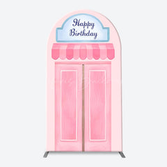 Lofaris Candy Land Shop Girls Birthday Party Arch Backdrop