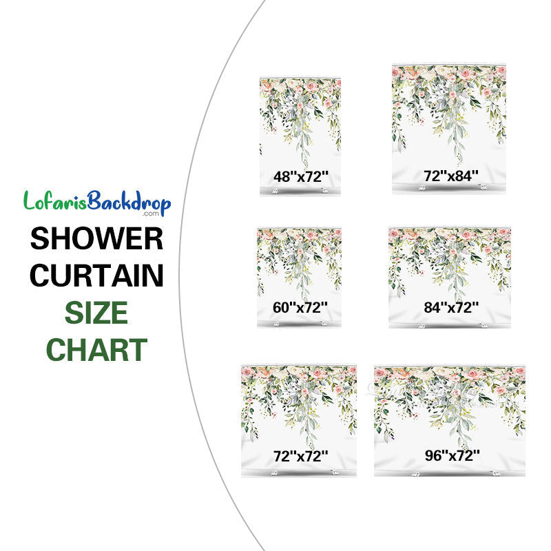 Lofaris Cap Guitar Cactus Step And Repeat Shower Curtain