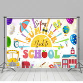 Lofaris Car Bag Book So Long Summer Back To School Backdrop
