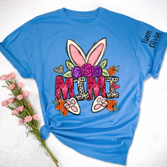 Lofaris Carrot Flower Easter bunny Mimi And Kids T-Shirt