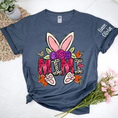 Lofaris Carrot Flower Easter bunny Mimi And Kids T-Shirt
