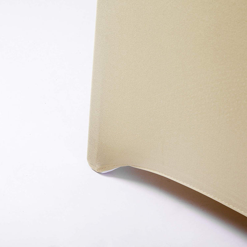 Lofaris Champagne Open Back Stretch Spandex Chair Cover