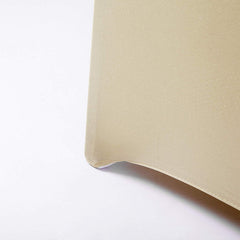 Lofaris Champagne Open Back Stretch Spandex Chair Cover