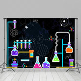 Lofaris Chemical Laboratory Bottles Back To School Backdrop