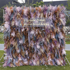 Lofaris Chic Tie Dye Autumn Faux Spruce Leaf Birthday Decor
